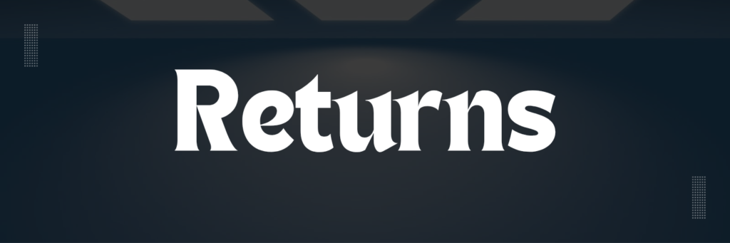 Returns page header
