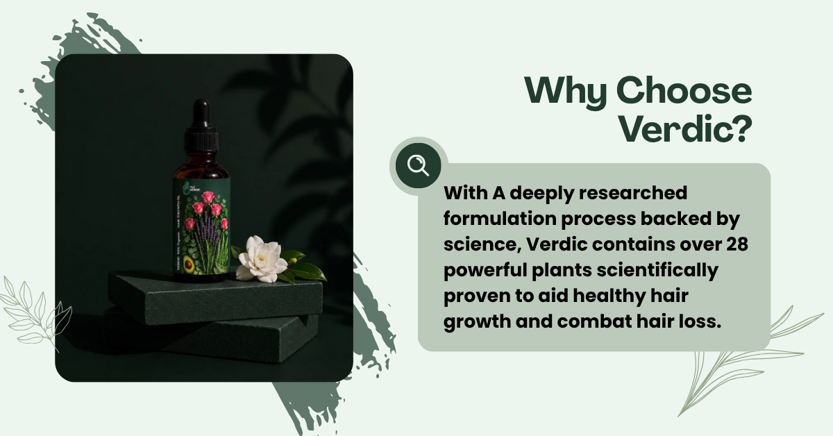 Why choose verdic organic hair growth oil