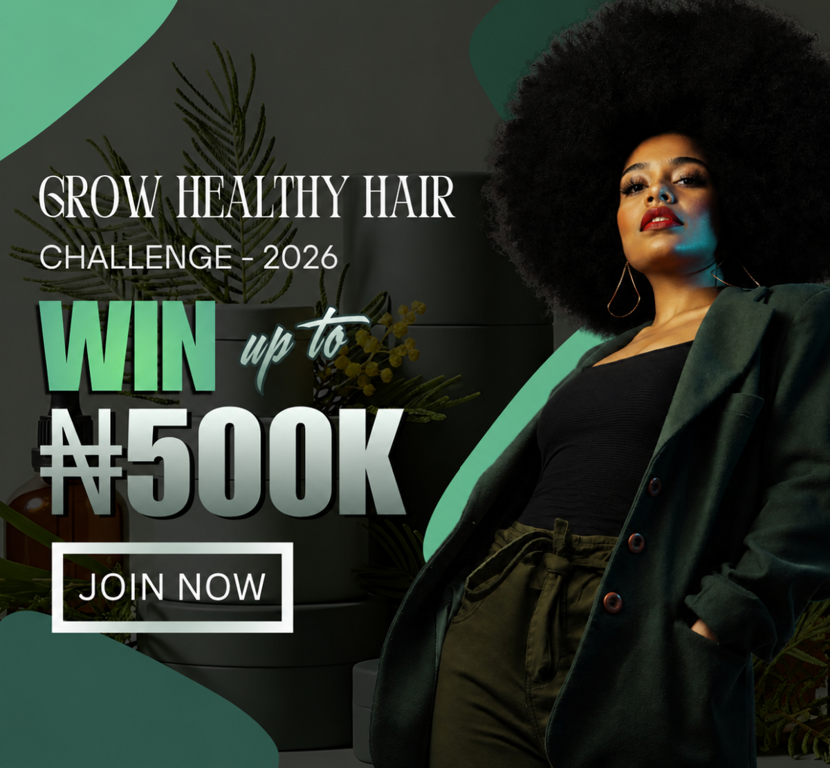 Hair growth challenge header