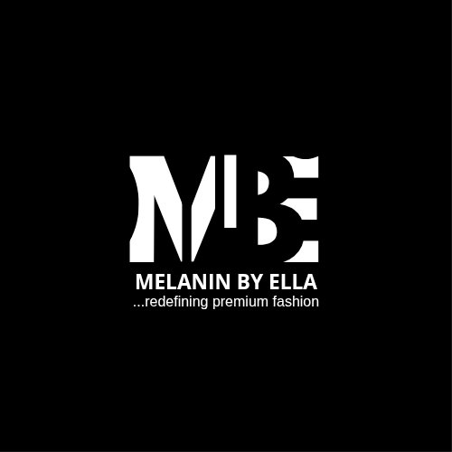 Melanin by Ella logo design